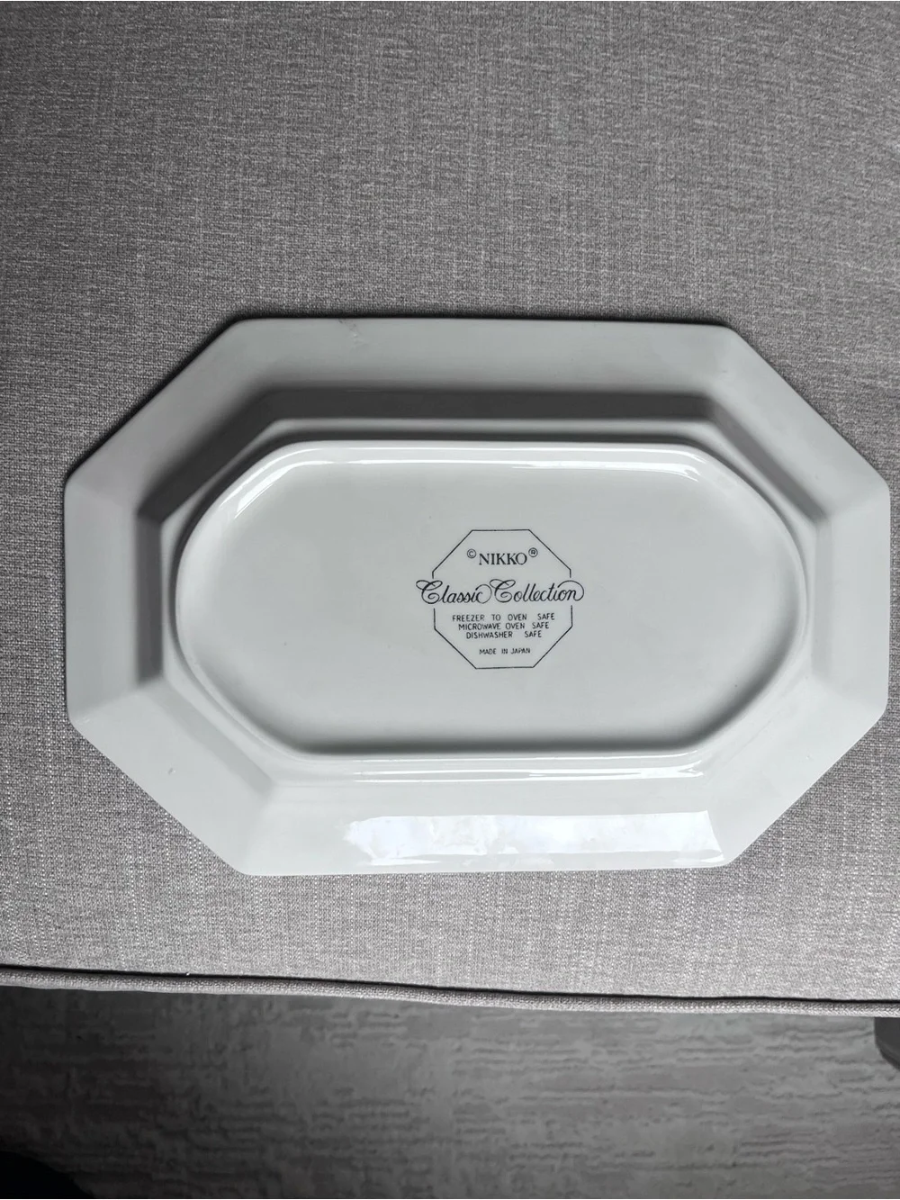 Classic Christmas Tree Octagonal Serving Platter for holidays